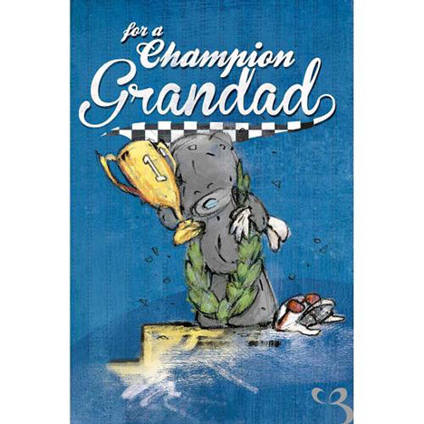 Champion Grandad Me to You Bear Father's Day Card £2.49